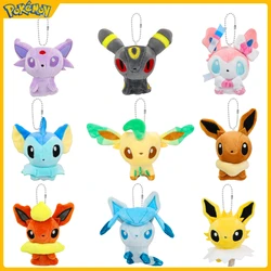 Pokemon Eevee Umbreon Sylveon Espeon Vaporeon Plush Toys Keychain Gengar Duskull Haunter Flareon Stuffed Peluche Doll Gifts Kids