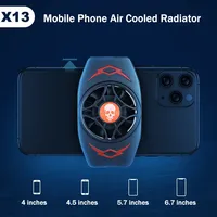 X13 Portable Air-cooled Mobile Phone Cooling Fan Radiator Back-clip Game Cooler for IOS Android Gaming Accessorie Cool Heat Sink