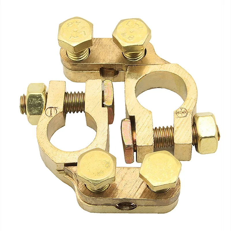 10 Pairs Thickened Car Battery Terminals, Heavy Duty Battery Pole Clamps for Auto Storage Battery Connection
