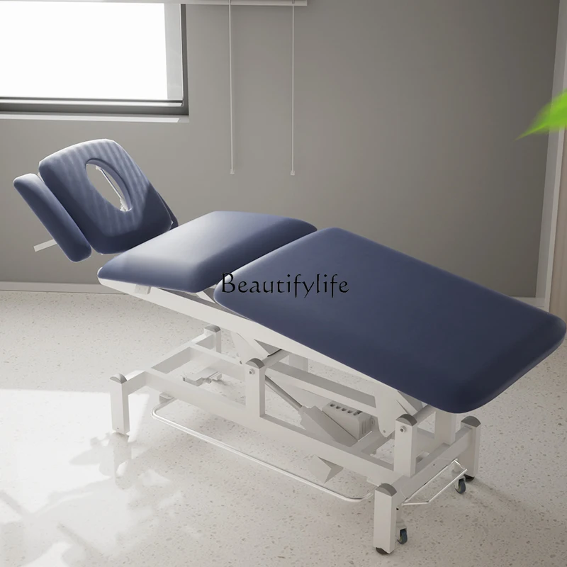 Lettino per trattamenti per massaggi Lettino chiropratico Lettino per massaggio osseo con sollevamento elettrico multifunzionale