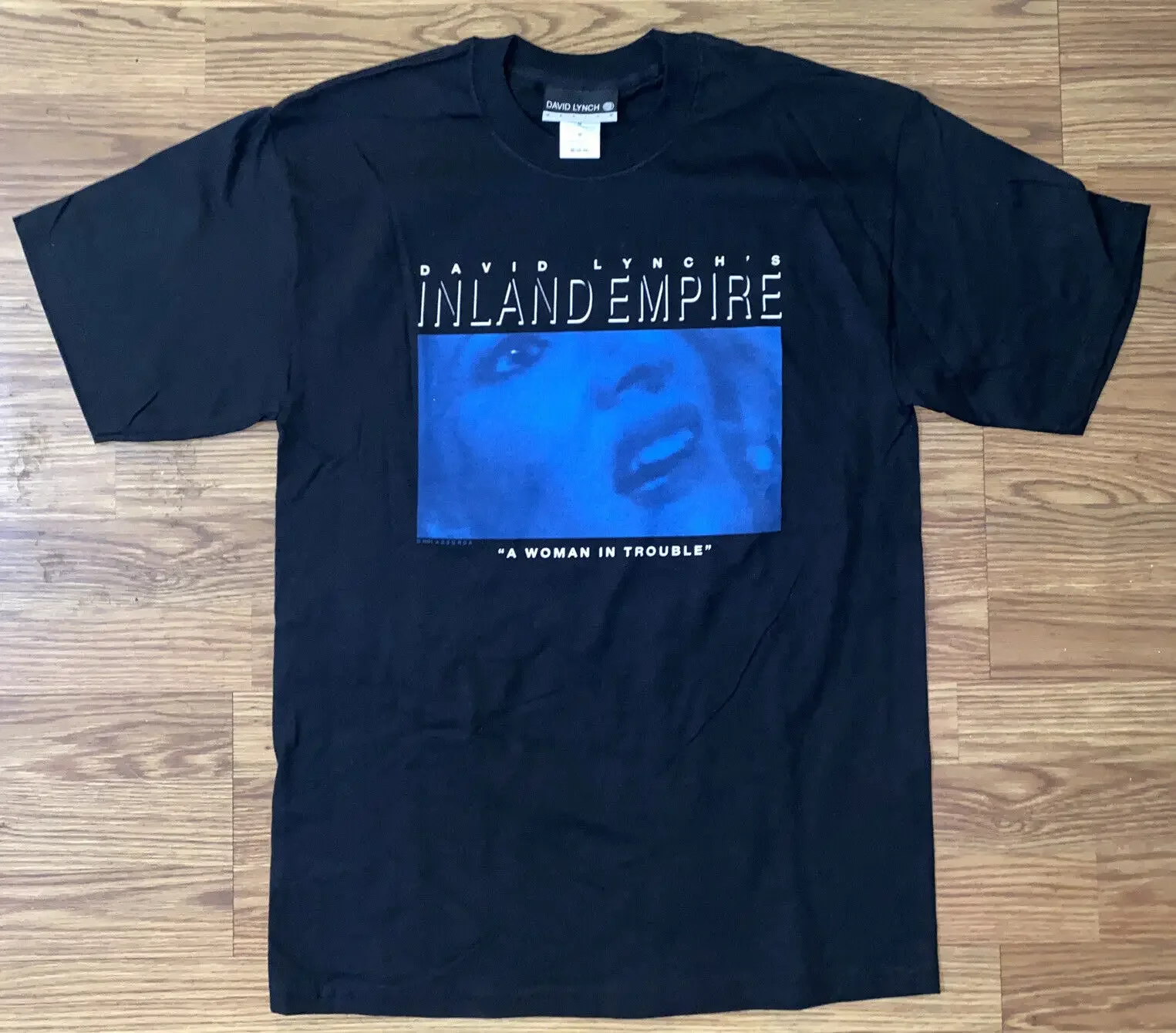 Vintage David Lynch Inland Empire Movie T Shirt Promo Blue Velvet Twin Peaks