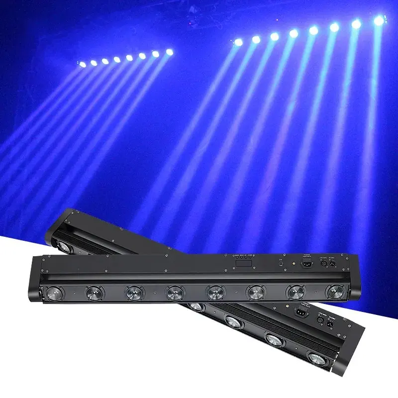 Imagem -05 - Stage Moving Head Light Dmx Hot Wheel Feixe de Rotação Infinita Ktv dj Festa Casamento 8x12w Led Rgbw 4in 1