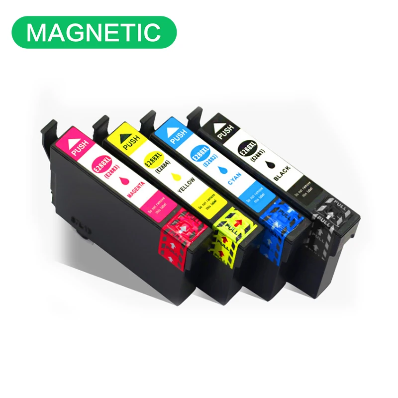 Magnetic T2881 T2882 T2883 T2884 Compatible ink cartridges for Epson 288XL Expression Home XP 430 330 434 440 Printer T288 T2881