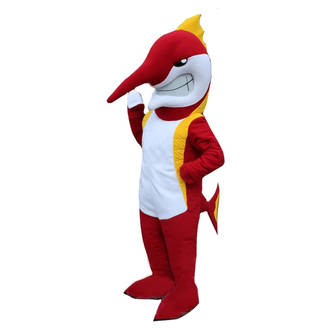 

Marlin Fish Mascot Costume Custom Cool Sea Fish Cartoon Anime Fancy Dress Holiday Sport Games Carnival Party Mascotte Costumes