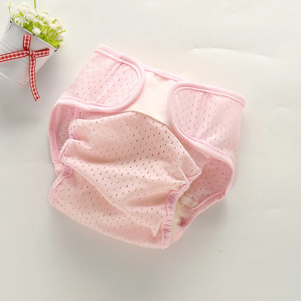 

1 pc Ice Silk Diaper Breathable Mesh Summer Stretchable Lightweight Diaper Comfortable Skin Healthy For Daily