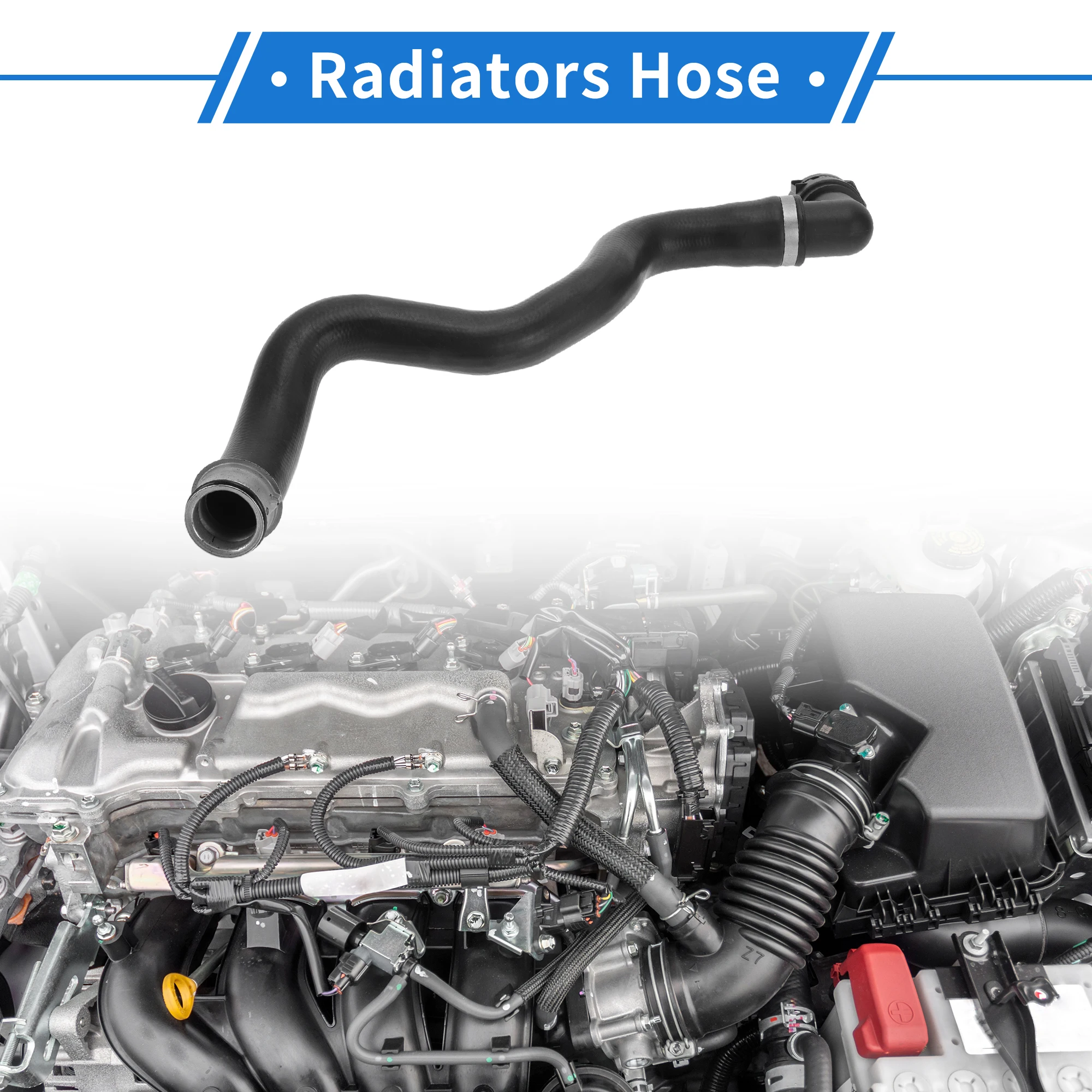 

UXCELL Radiators Hose for Mercedes-Benz GL350 3.0L 2013-2016 Good Sealing Rubber Black Left Driver Side HVAC Heater Hose