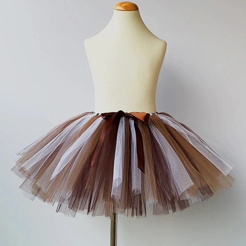 Tier Löwe Mädchen Tutu Rock für Kinder Weihnachten Halloween Kostüme Kleinkind Baby Mädchen flauschige Tutus Kinder Tüll Röcke Outfits