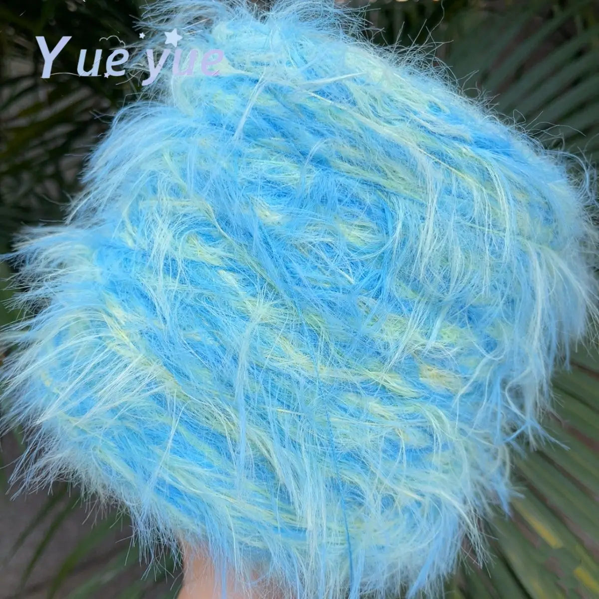 500g Long Fur Imitation Mink Yarn Thread Super Soft Skin Friendly Does Not Shed Hair Hand Wove Scarf Warm Sweater Woven Yarn
