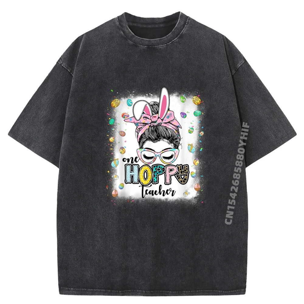 

Cute Bunny Blank T Shirt 100% Cotton Man Unisex Printed Camiseta Newest Fashion Washed T Shirt For Men