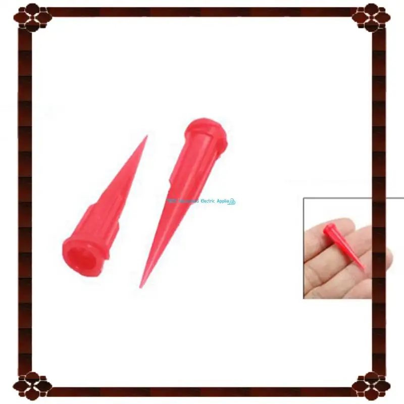 

24-Hour Delivery Plastic Tapered Pinhead Glue Dispenser Needle, 25 Gauge, 0.26Mm Opening Size, Red (Pack Of 2000)