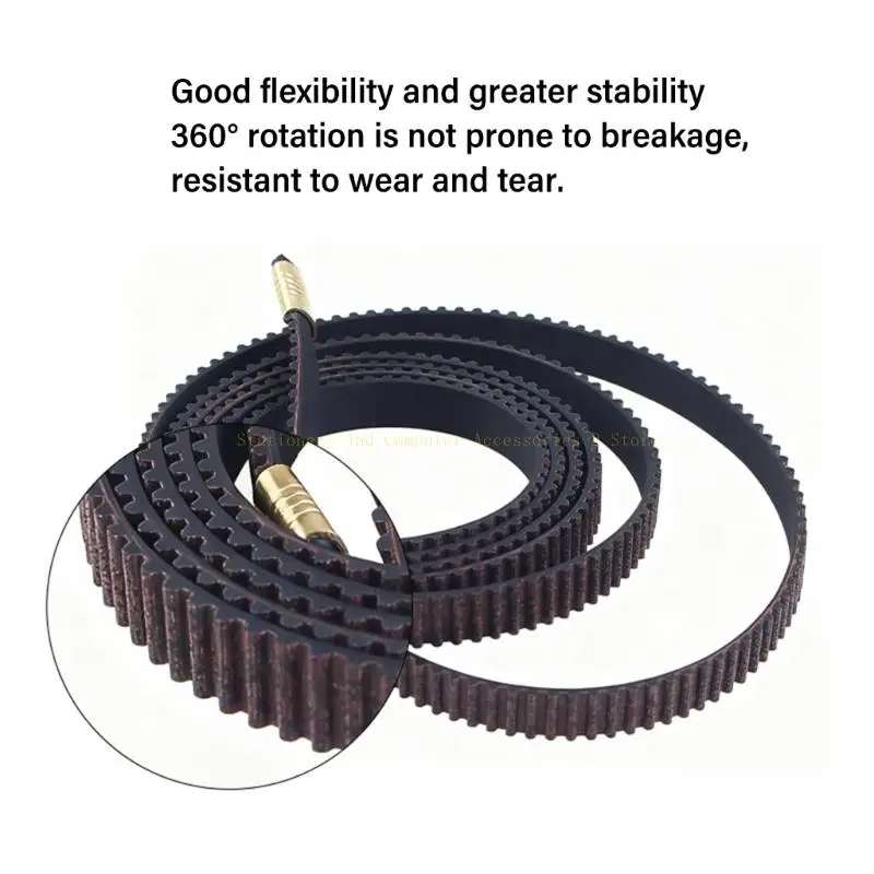Precise Engineered XY Belt Replacement For 3D Printers Anti Slip Enhances Print Efficiency