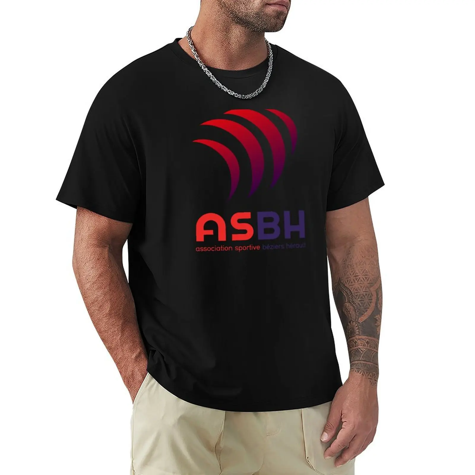 AS Béziers Hérault T-Shirt Sporty Casual Quick Dry T-Shirt
