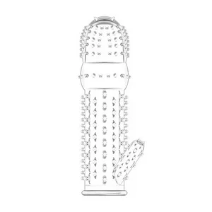 Ringhahn des wiederverwendbaren männlichen Hodensacks, Verzögerung der Ejakulation, Expansion des Penis, Dick -Bondage -Ärmel, Erektionsringe, Sexspielzeug für Männer 8 Hauptverkäufe der Herren - №5