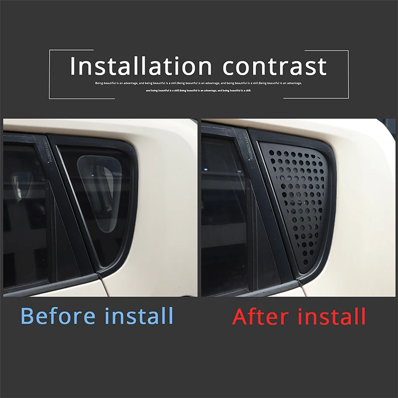 Aluminum Alloy Black Car Rear Window Glass Panel Decoration Cover Trim For Kia Soul 2009 2010 2011 2012 2013 Auto Accessories