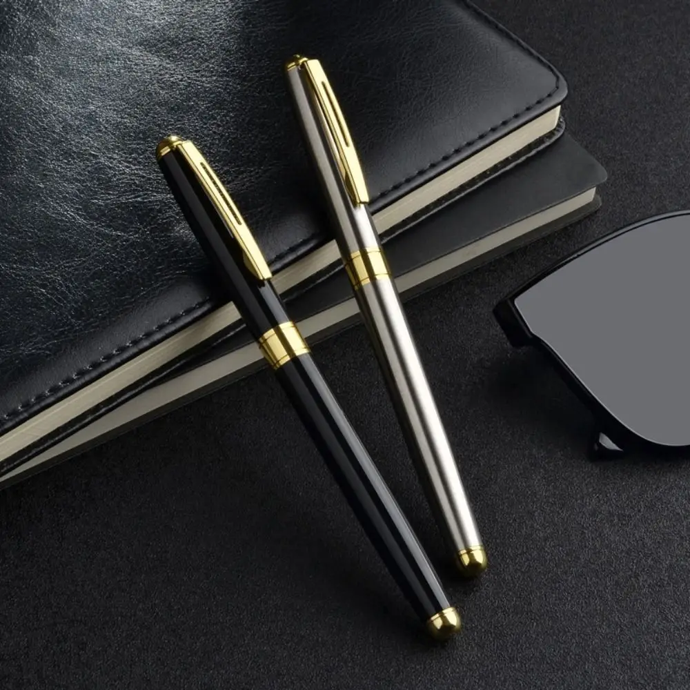 Smooth Writing Metal Ballpoint Pen Heavy-Weight Gift Stationery Signature Pen Replaceable Refill Writing Pen Men & Women