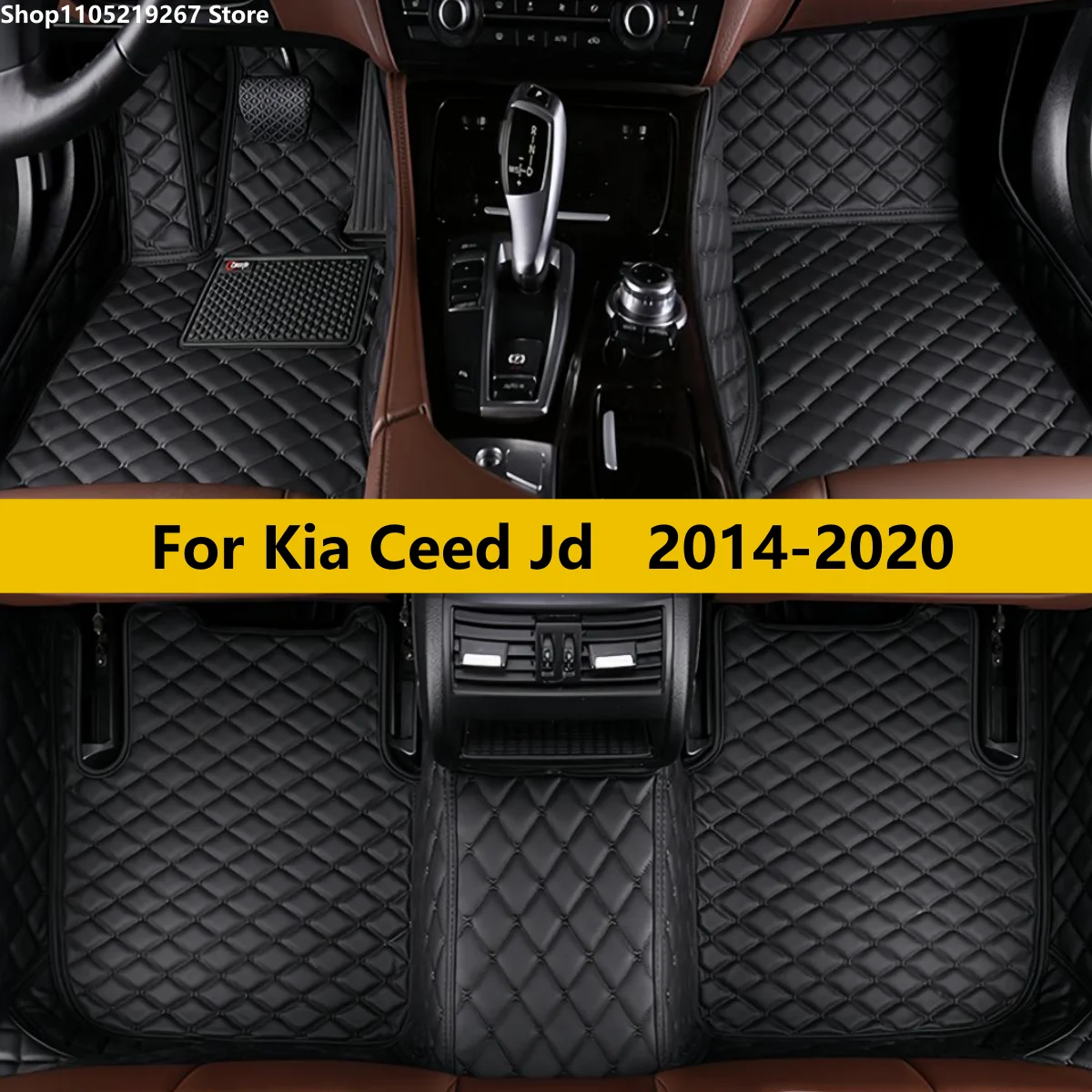 

Car Floor Mats For Kia Ceed Jd 2014 2015 2016 2017 2018 2019 2020 Auto Foot Pads Carpet Cover Interior Accessories