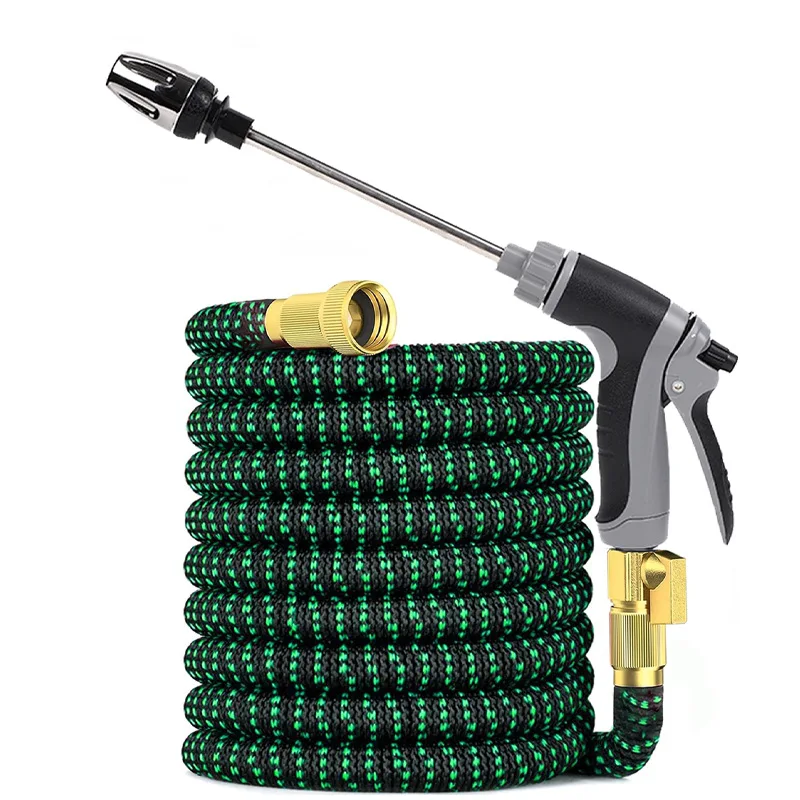 

Home Use High Pressure Wash Gun Retractable Water Pipe Garden Cleaning Sprinkler Head Tool Set for Car Wash And Flower Irrigatio