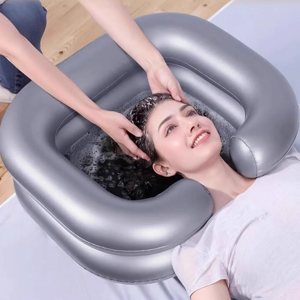 حوض شامبو منزلي محمول قابل للطي، حوض شامبو قابل للنفخ، نوع أفقي للنساء الحوامل وكبار السن، ho
