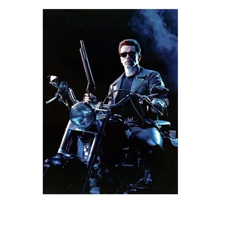 Terminator 2 Judgment Day 1991 Arnold Schwarzenegger Movie Print Art Canvas Poster For Living Room Decor Home Wall Picture