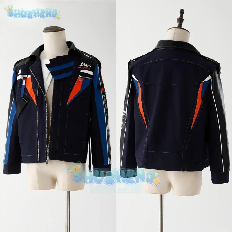 

Love and Deepspace Caleb Cosplay Costume Flying Jacket Black Short Hair Halloween Party for Women Men Carnival Outfit