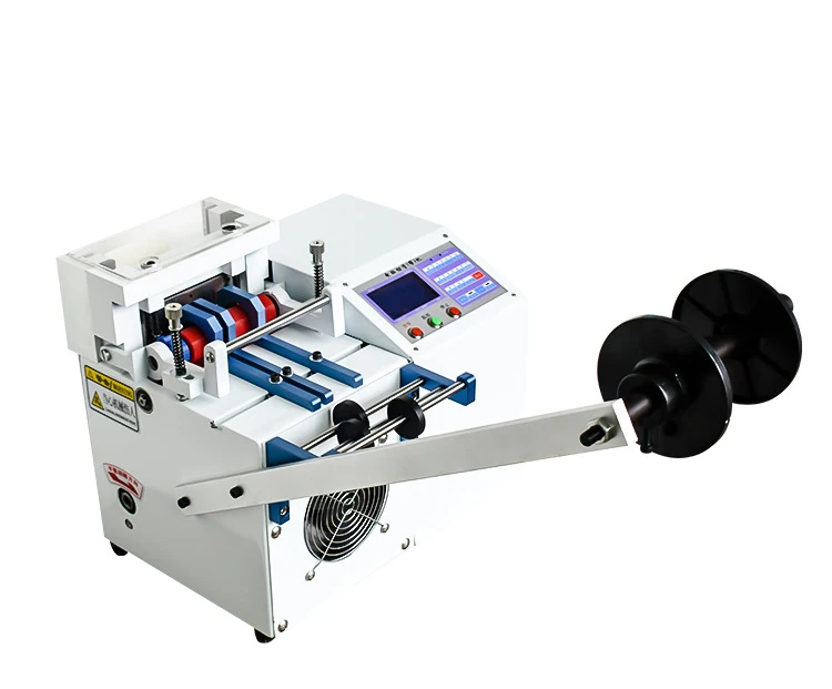 آلة قطع الأنابيب البلاستيكية الأوتوماتيكية BORX-WX-100 معدات أنبوب الكمبيوتر شبه الأوتوماتيكية لسلك القطر 1-100