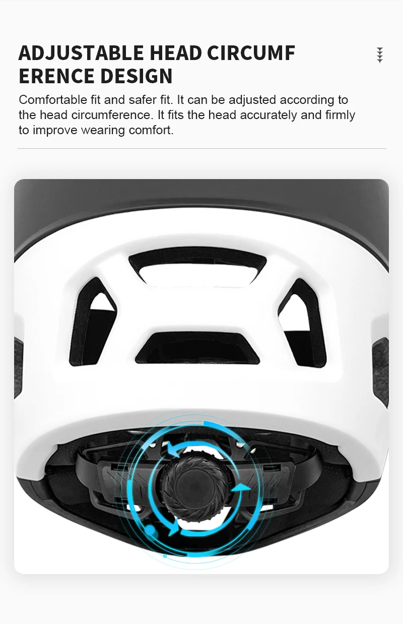 UMUSEEKER Tarnfarbener Vollgesichts-Mountainbike-Helm Offroad-Reitschutzhelm Downhill Outdoor-Sport Schutzausrüstung – Detail 7