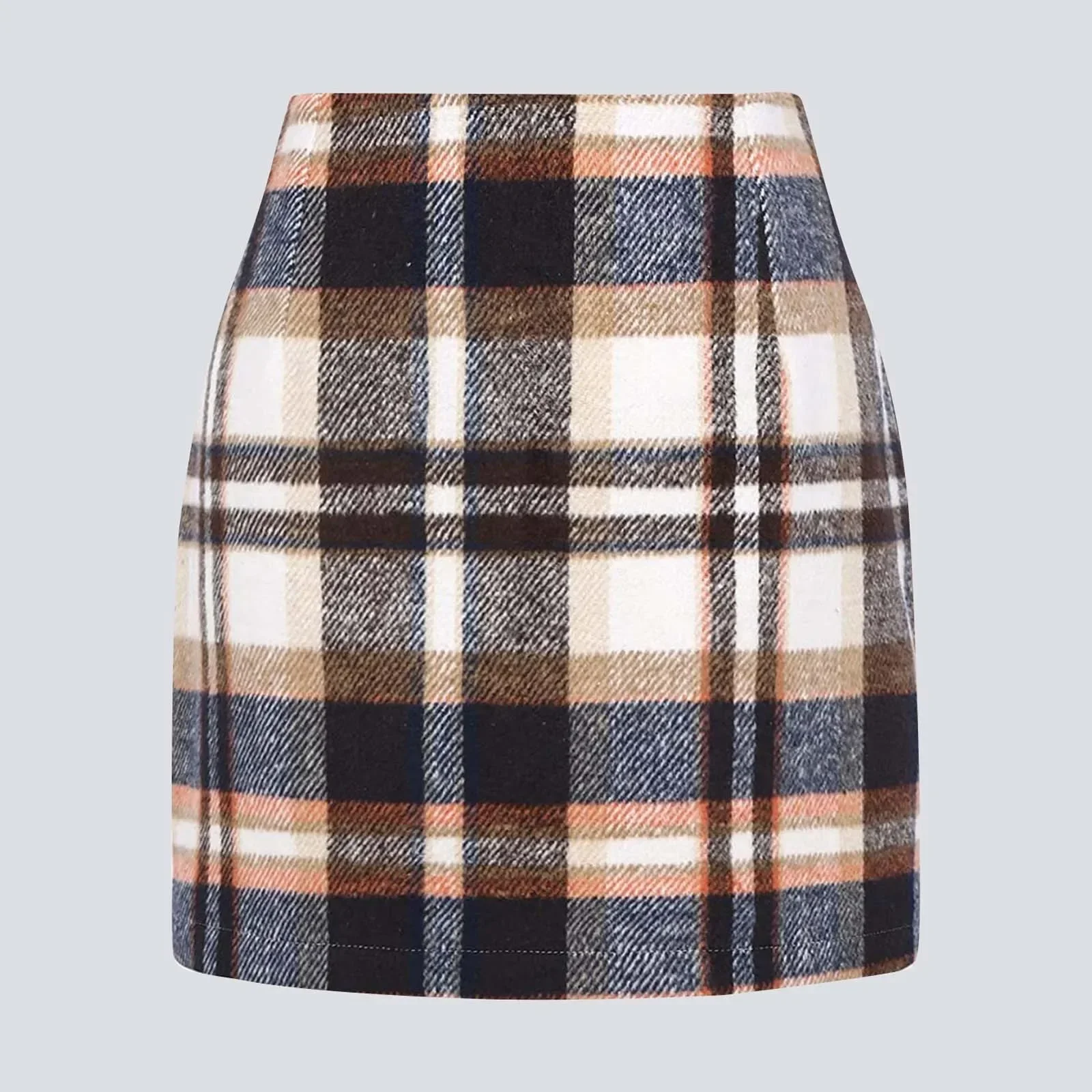 Plaid Skirt Sexy Micro Skirt Office Lady Red Green Elegant Pencil Mini Skirts Streetwear High Waist Lady Short Skirt for Women