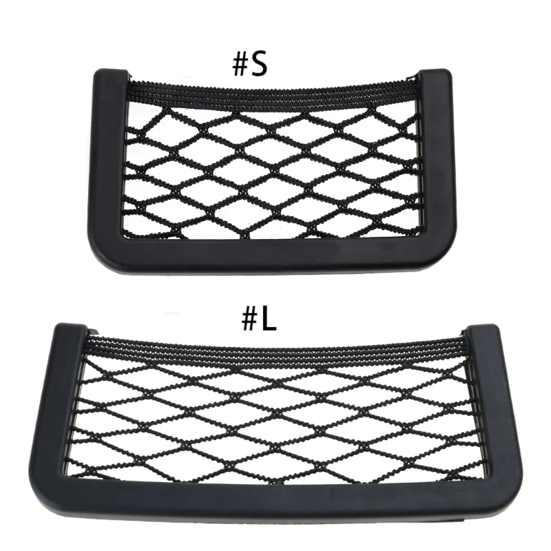 Universal Elastic Mesh for Back Pocket Lightweight Black Frame Durable Nylon Net Space Saver Map Debri