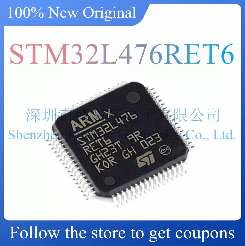 

NEW STM32L476RET6.Original genuine microprocessor. Package LQFP-64