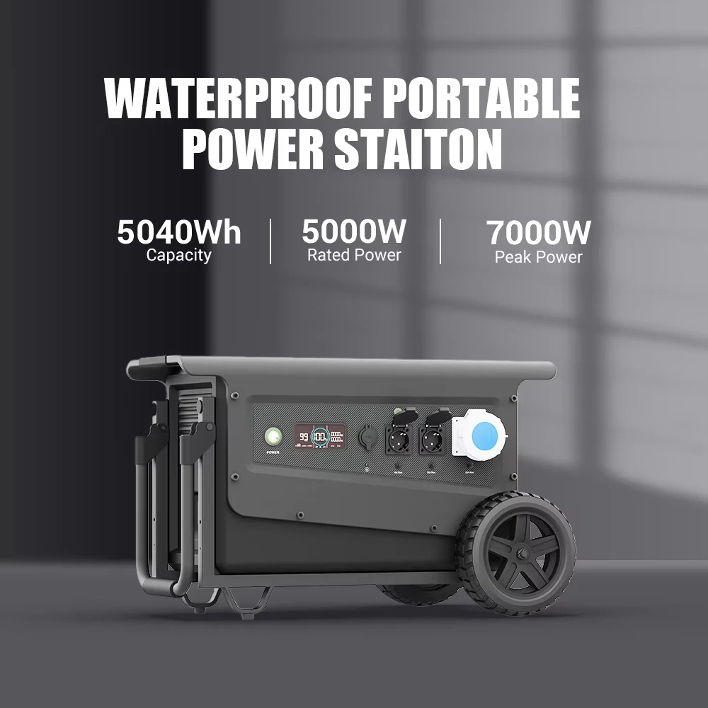 SOUOP Manufacture 5kw Tragbare Powerstation 7000w Industry Solar Generator Waterproof 5000w Best Portable Battery Power Station