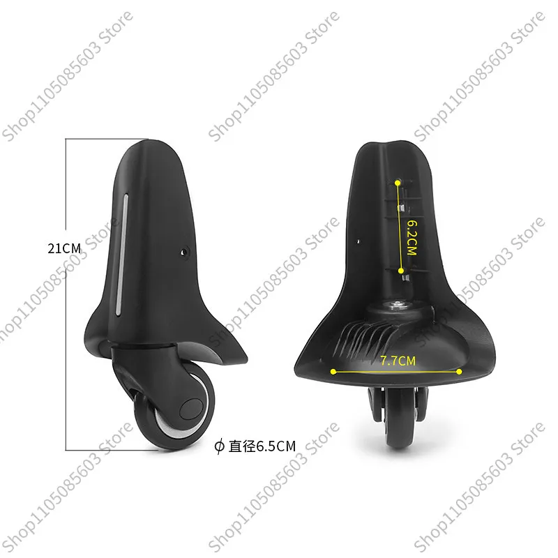 Smooth Wear-resistant Universal Caster Luggage Replacement Roller Parts Travel Suitcase Pulley Accessory