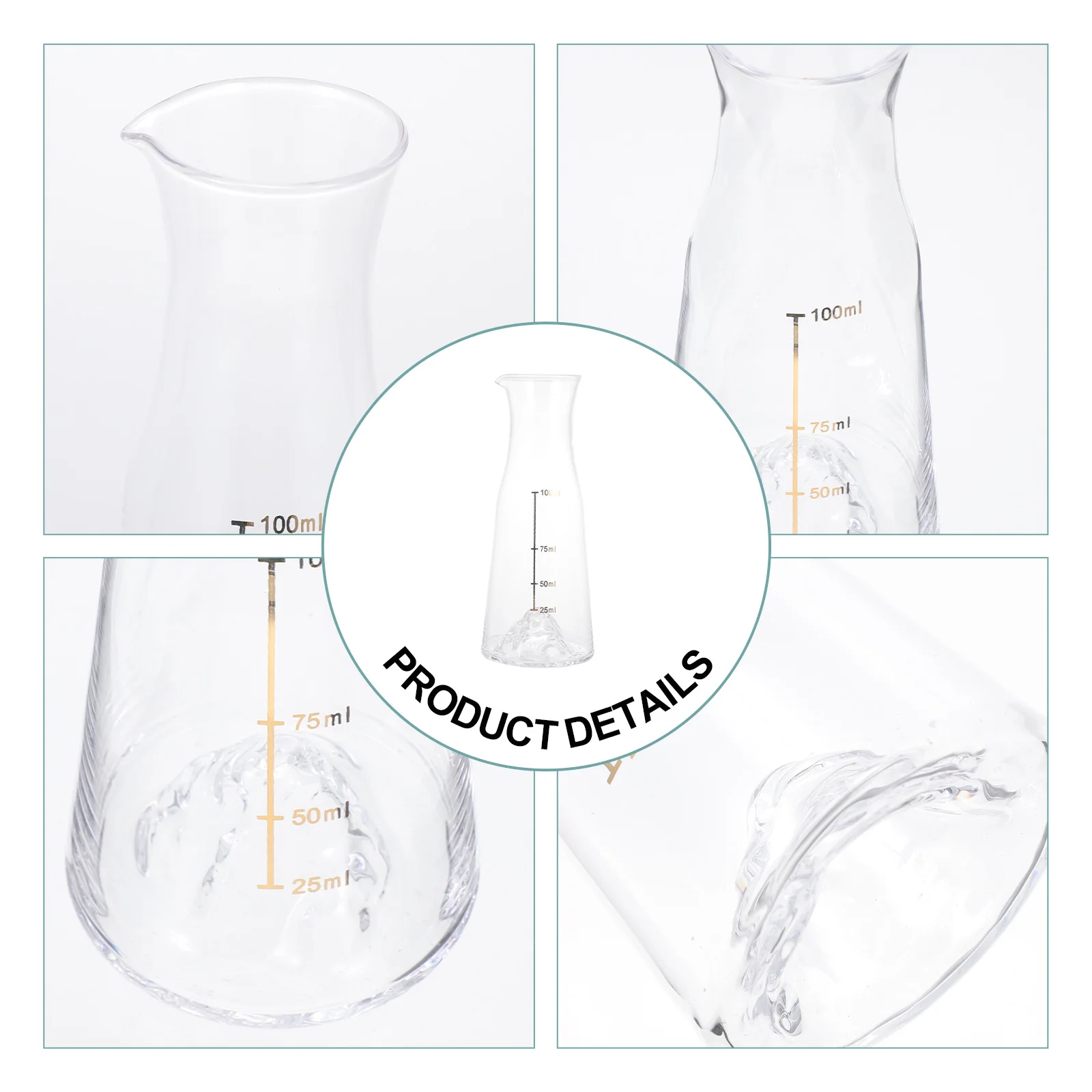 

Lead Free Glass Wine Decanter Smooth Bright Practical Wine Dispenser Banquets Home Use Accessory Glass Decanter