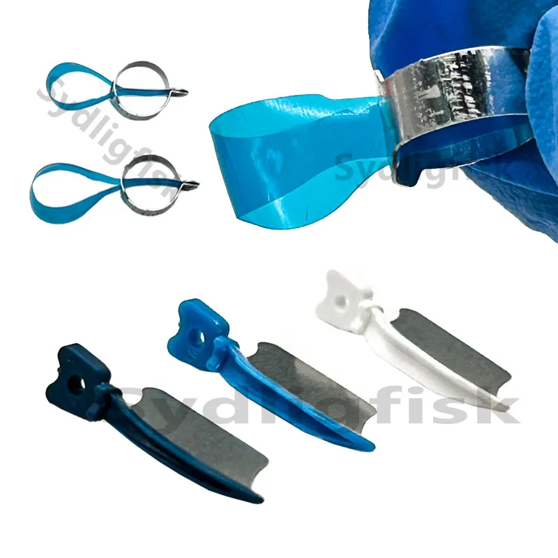 Dental Matrix Bands Sectional Contoured Matrix System C3 NITI Clamping Ring Wedge Knife Adaptive Interdental Wedge Dental Plier