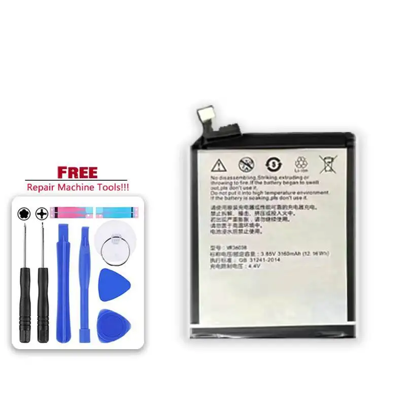 

3160Mah Safe VR36038 Mobile Phone Battery For Protruly V10S