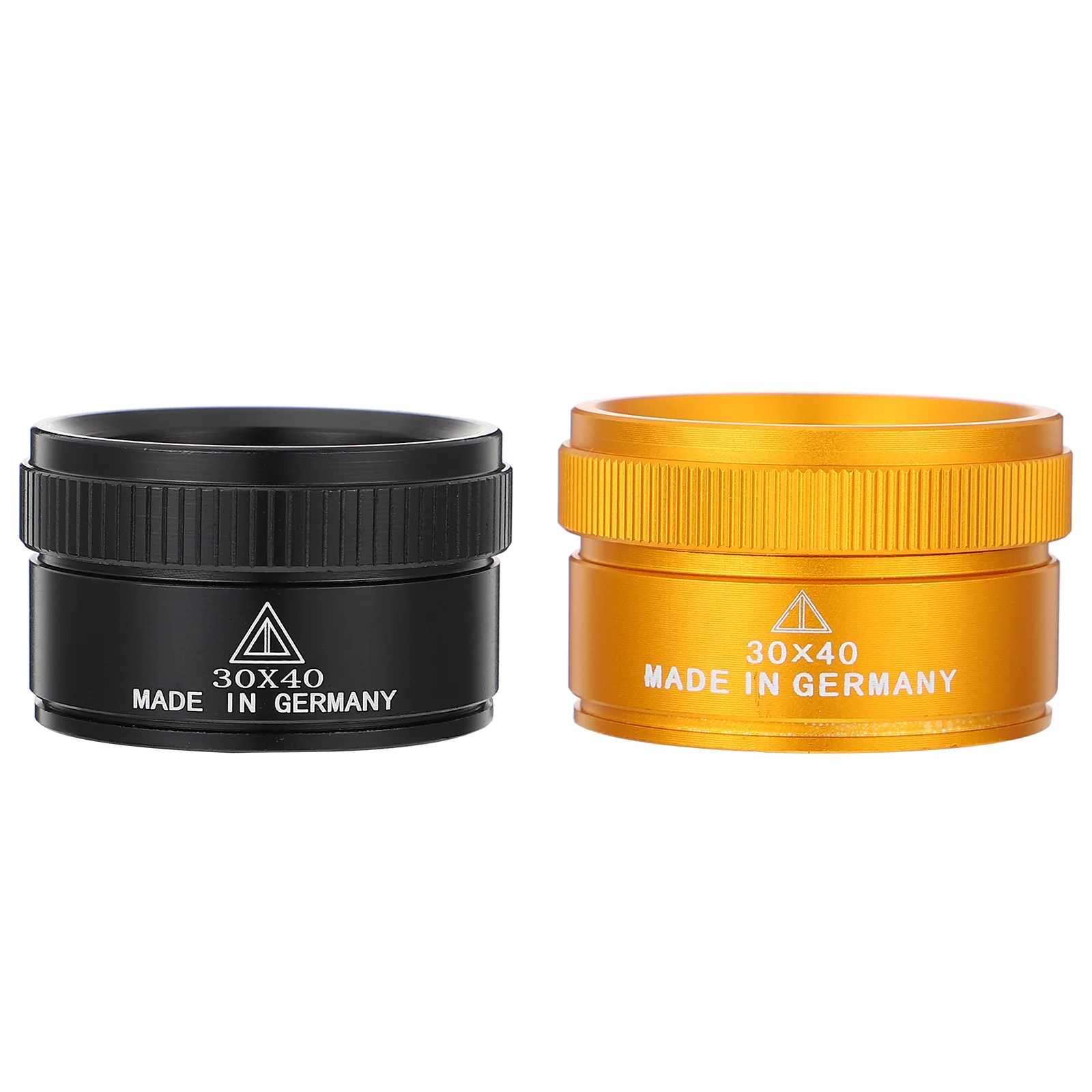 2Pcs Optical Glass 30x Cylindrical Magnifying Glass Jewelry Loupe Portable Watch Repair Reading Magnifier 30x Jewelry Loupe