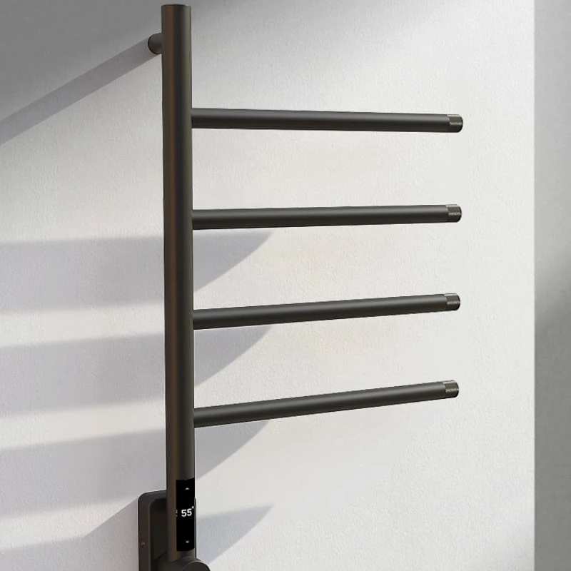 Stainless Steel Electric Towel Rack Durable Thermal Towel Racks Waterproof Cloth Holders Moisture Proof Bathroom Hardwares
