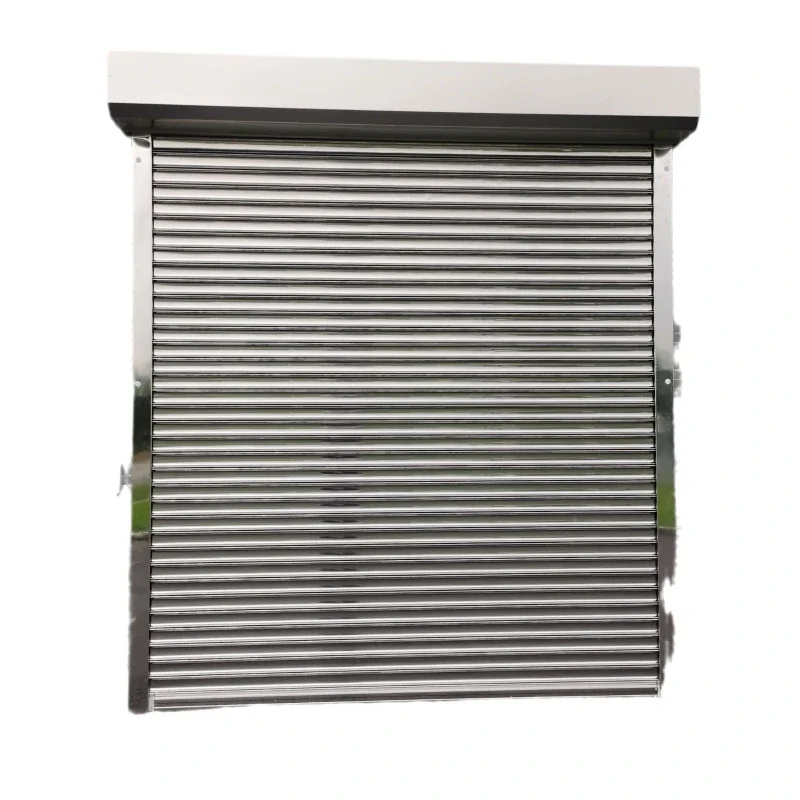 Special mute for stainless steel anti-theft rolling shutter doors