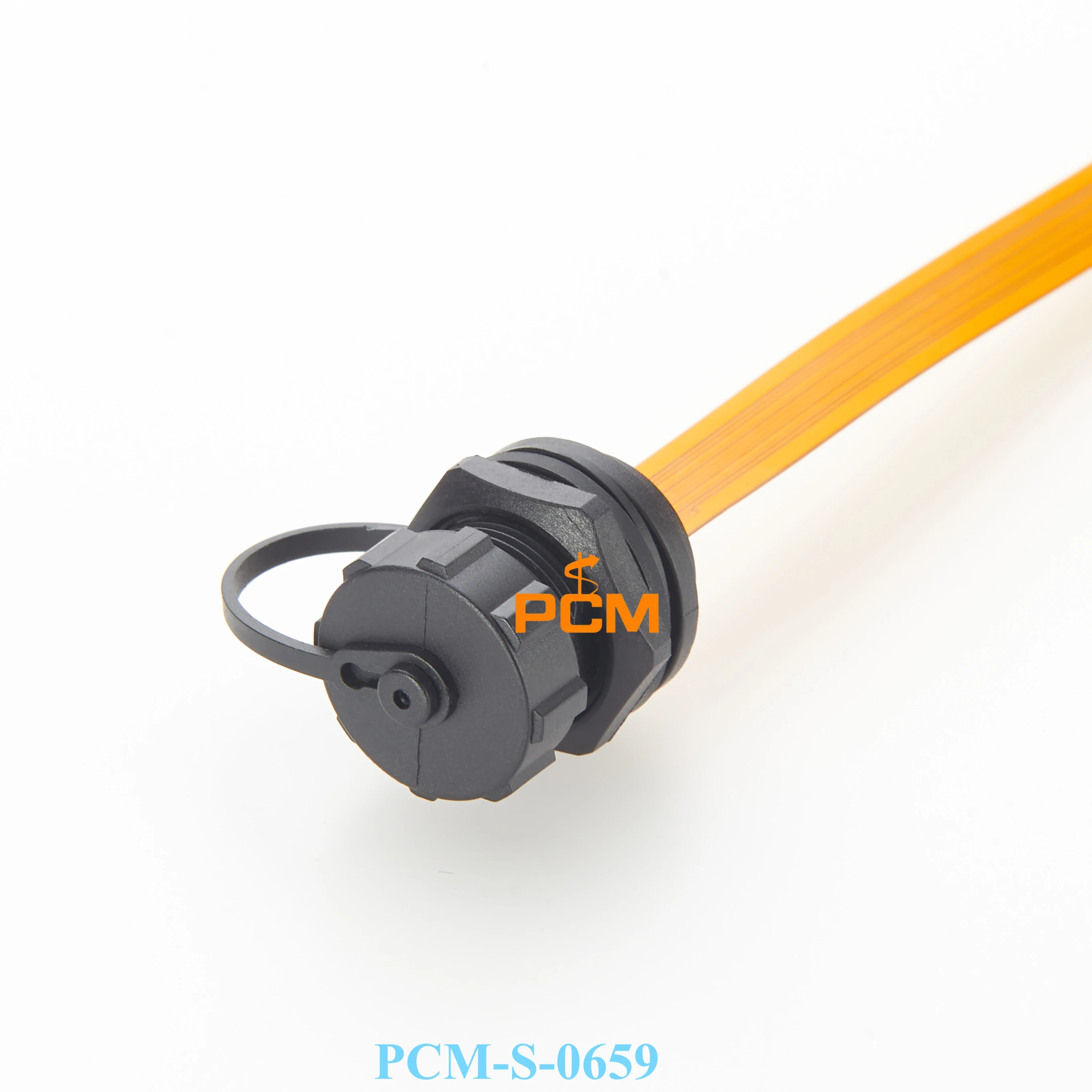 USB C - USB C FPCケーブル 10Gbps 100W急速充電 USB 3.1 Gen2 Type C PDケーブル オス-メス パネルマウント フラットスリムケーブル