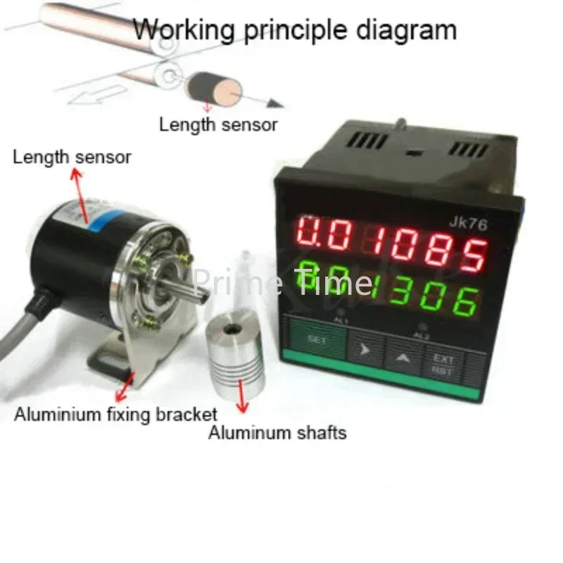 High Precision Intelligent Electronic Double Digital Meter Counter JK76 with Encoder Stepper Motor Controller