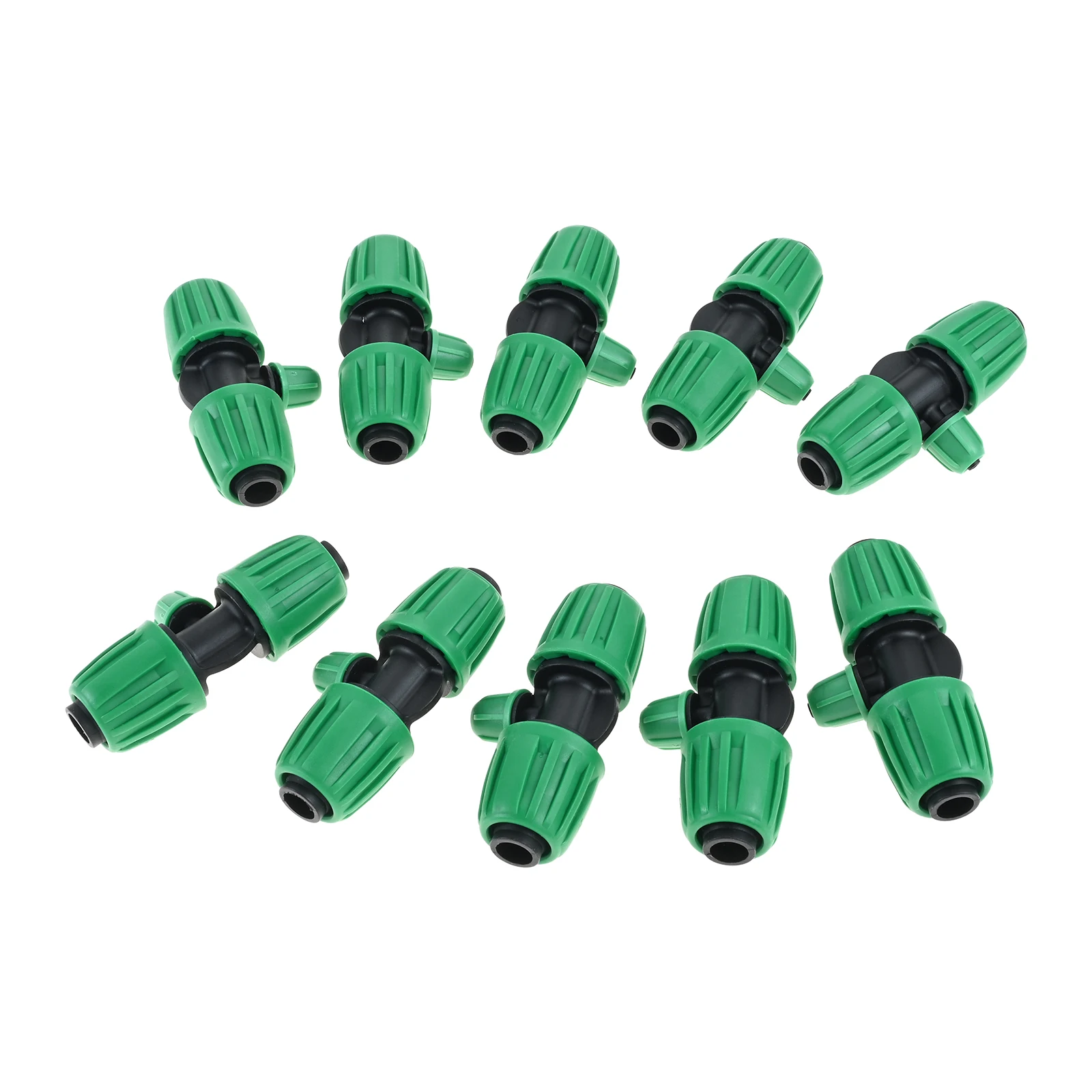 10Pcs Locking Barbed Tee 1/2