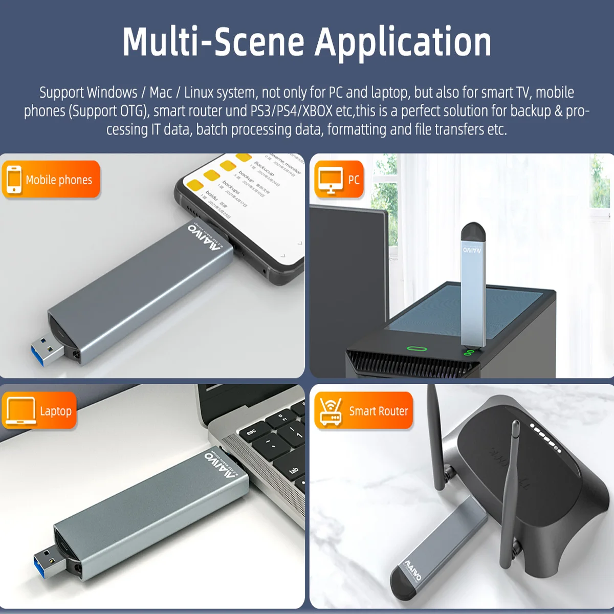 Maiwo dual protokolle m.2 nvme ngff sata gehäuse usb 3,1 typ c ssd adapter für nvme pcie ngff sata ssd disk box m.2 ssd fall