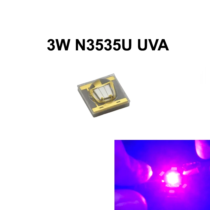 N3535U Series 3W 1000mA SMD 3535 Ultraviolet LED