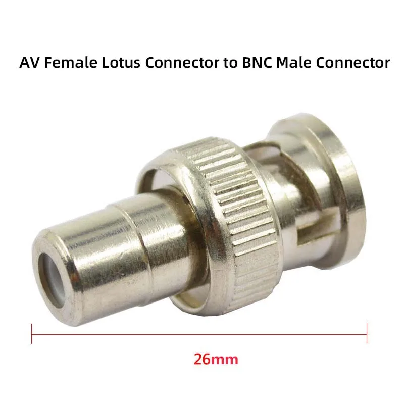 BNC to AV Monitor Audio/Video Adapter Q9 to RCA to Female BNC Connector BNC to RCA Male/Female Connectors