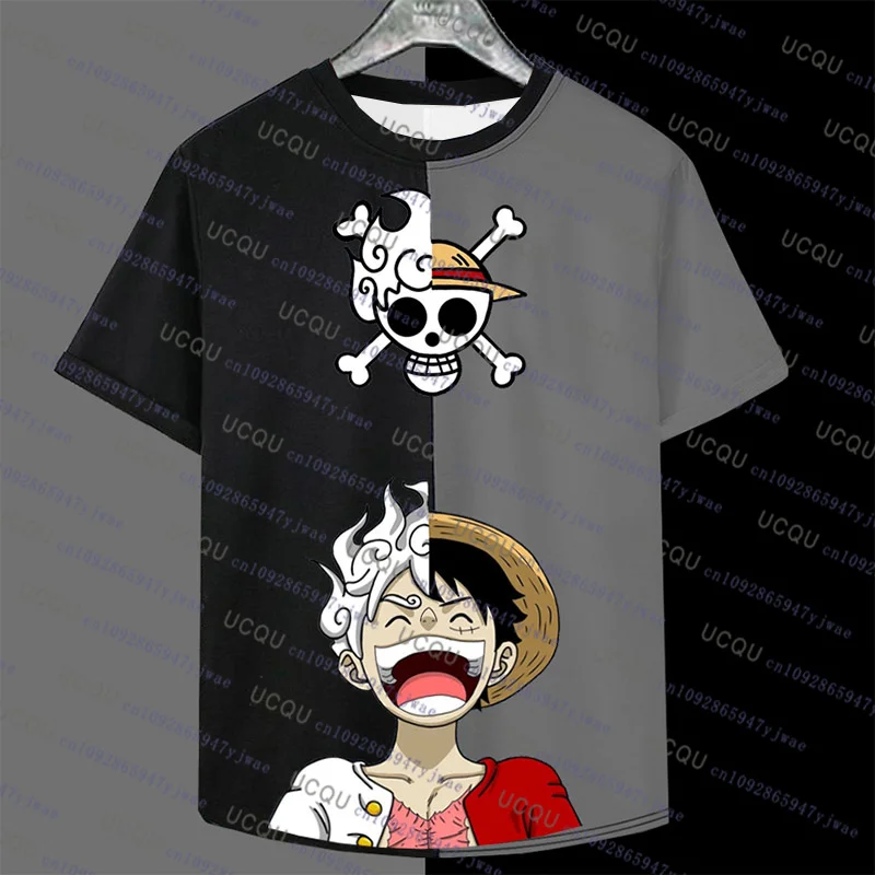 

2026 Japanese Anime One Piece Luffy Special Edition Tshirt O-neck Casual Oversize Quick Dry Tee Harajuku Unisex Cosplay Tshirt