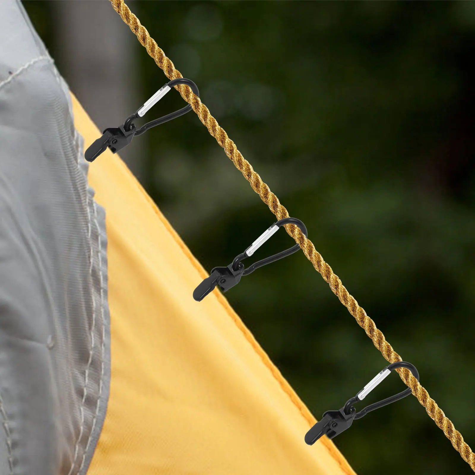 

12 pcs Windproof Clips Tent Heavy Duty Duckbilled Plastic Tarp Shade Sail Secure Clamps Camping Hardwares Travel