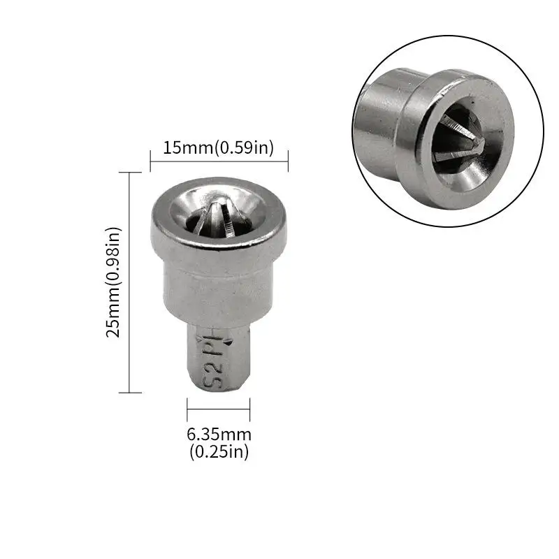 Cross positioning screwdriver head gypsum board positioning screw screwdriver head magnetic screwdriver tip self tapping screw