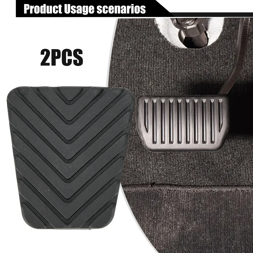 

Quality Useful Practical Pedal Pad Clutch Pedal Cushion Cover 32825-36000 6.3*5.6*1.1cm Black Pair Parts Rubber