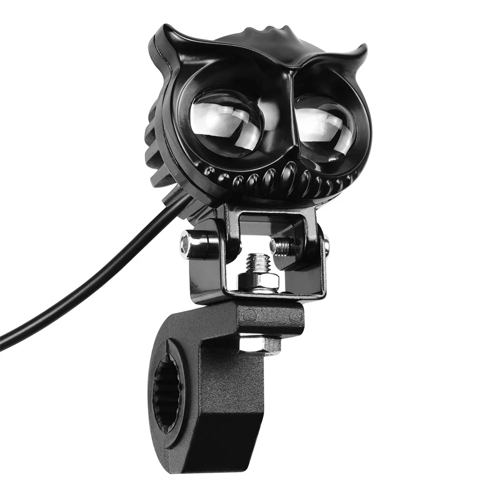 

Owl LED Motorcycle Modified Light Double Lamp Bead Waterproof Durable Replacement Headlamp for Motorcycle Atv Car
