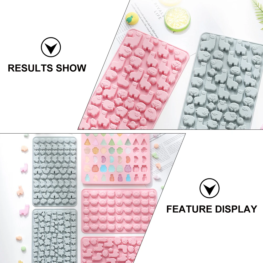 

2pcs Silicone Molds Alpaca Shape Diy Baking Mold Heat Resistant Kitchen Bakery Tool Gift For Alpaca-Shape Mold Bakers