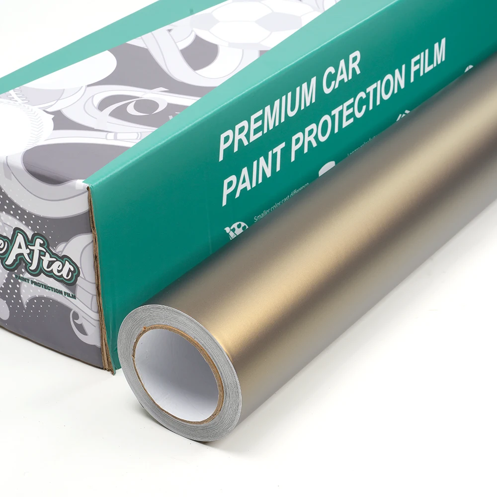 

Поставщик Высококачественная ПВХ автомобильная пленка Ghost Metallic Shadow Gold Color Change Виниловая защитная пленка в рулонах для автомобилей Тонирующая пленка для автомобилей